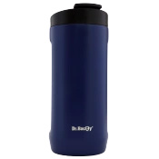 Thermal coffee mug 2-in-1 Dr.Bacty Notus 360 ml - navy blue.