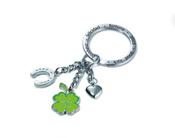 TROIKA keyring lucky charm ''clover''.