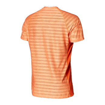 Sportliches Herren-T-Shirt mit kurzen Ärmeln aus Recyclingmaterial SAXX HOT SHOT - orange.