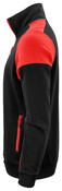 Rozpinana bluza Prime  Sweatvest marki Printer - Czarno - czerwona