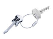 Brelok do kluczy STRAT AM RING Troika - Stalowy