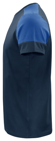 Two-tone Prime T shirt by Printer brand - Navy Blue - Sky Blue.