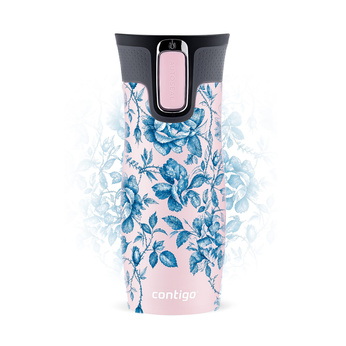 Thermal Mug Contigo West Loop 470 ml - Matte Black - Cat Eyes