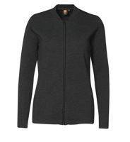 Ladies' Cardigan Charcoal Melange