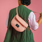 Pacsafe Go erweiterbare Anti-Diebstahl-Tasche für Frauen - rosa