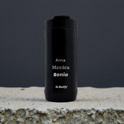 Dr.Bacty Notus 360 ml thermal mug with engraving - black