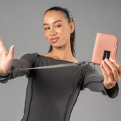 Card Wallet RFIDsafe Pacsafe - rose