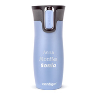 Thermal mug Contigo West Loop 2.0 with custom inscription-engraved - Earl Grey