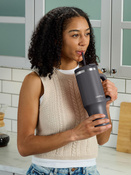 Thermal mug with straw Contigo Streeterville Tumbler 1200 ml - Darkstone
