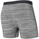 Herren-Boxershorts SAXX ULTRA Boxer Brief mit Streifen - grau