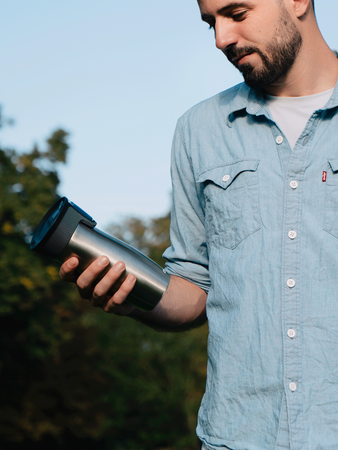 Thermobecher mit gravur Contigo West Loop 2.0 - Stahl