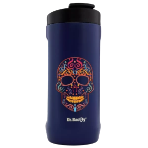 Drink for drinks Dr. Bacty Notus Colorful skull - navy blue