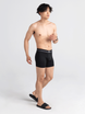 Bokserki sportowe męskie z rozporkiem SAXX SPORT MESH Boxer Briefd Fly – czarne