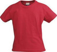 T-Shirt Jr Heavy-T Color & White by Printer brand - Red.