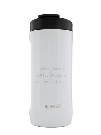 Dr.Bacty Notus 360 ml thermal mug with engraving - white