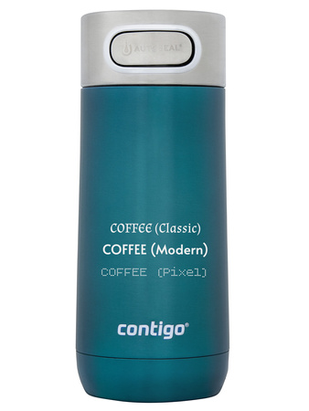 Thermal mug Contigo Luxe Autoseal 360 ml with custom inscription - engraved - Biscay Bay