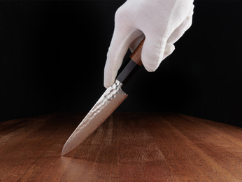 Exklusives Aka Tori Tokyo Hammer 5" Universalmesser aus Damaszener Stahl – Business-Geschenk mit Gravuroption