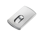 Etui na wizytówki SLIDE Troika - Srebrny