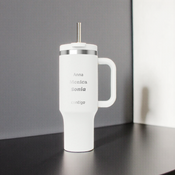 Becher mit Thermalwasser mit Gravur Streeterville Tumbler 1200 ml - Salt