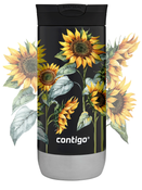 Contigo Huron 2.0 470ml thermal coffee mug - Sunflowers - Black