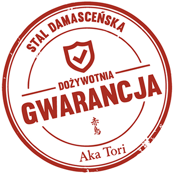 Aka Tori Damaszener-Chefmesser 8" mit Gravur - Tokyo Black