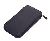 Etui na paszport i bilet lotniczny dokumenty podróżne SAFE FLIGHT Troika - Czarny