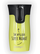 Contigo West Loop Mini 300ml thermal mug - This is what Super Mom looks like - Limelight