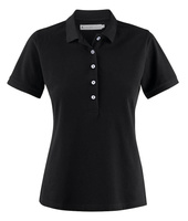 Frauen Sonnenuntergang Poloernte t -Shirt, schwarz