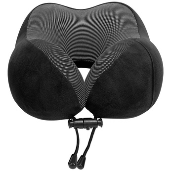 Travel pillow around the neck Dr. Bacty - Black