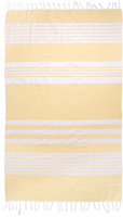 Ella hamam eko koc/ręcznik marki Sagaform, 90x170cm marki Sagaform, żółty