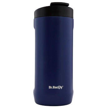 Thermobecher für Kaffee 2-in-1 Dr.Bacty Notus 360 ml - marineblau.