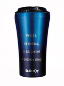 Ceramic-coated thermal Coffee Mug Dr.Bacty Apollo 2.0 360 ml - Monaco Blue