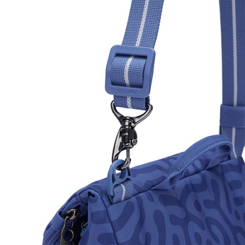 Folding women's anti-theft bag Pacsafe Go - Cerulean Blue