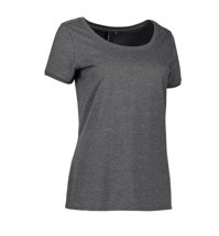 Core O -Neck TEE AMSKIA Charcoal Melang ID - graphite