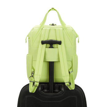 Pacsafe Citysafe CX Econyl Anti-Diebstahl-Rucksack für Frauen - lindgrün