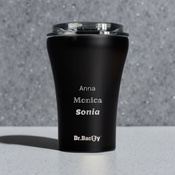 Ceramic-coated thermal Coffee Mug Dr.Bacty Apollo 227 ml - black