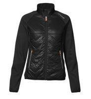 Frau Cool Down Jacke schwarz