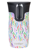 Kubek termiczny Contigo West Loop Mini 300ml - Floresy - Biały Metalik
