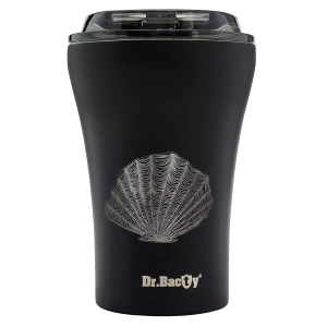 A cup for thermal coffee Dr. Bacty Apollo Seashell - black