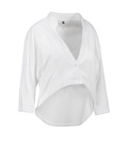 Fleece Bolero White brand ID, white