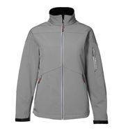 Soft shell jacket contrast ID - Szary