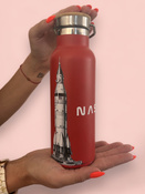 Dr.Bacty Iris Stahl Thermoflasche - rot - NASA