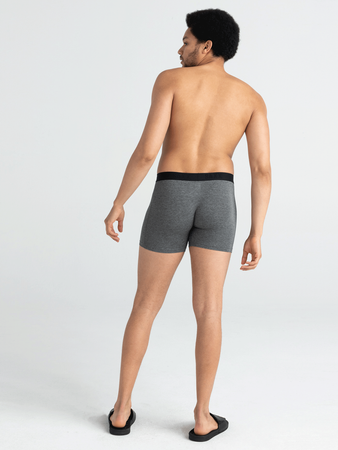 Men's quick-drying SAXX VIBE Boxer Brief - dark gray.