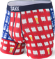 Bokserki męskie sportowe SAXX VOLT Boxer Brief amerykański pilsner – czerwone