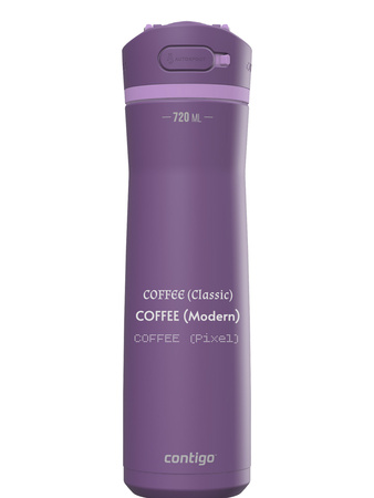 Thermoflasche Contigo Ashland 2.0 Chill 720 ml - Violet - Mit Ihrer Gravur