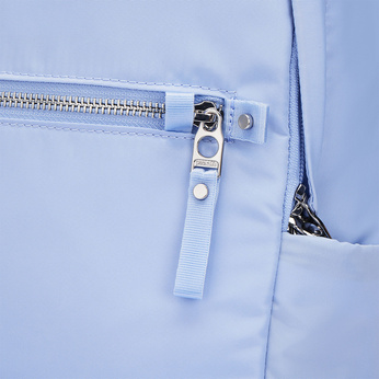 Plecak damski antykradzieżowy 10 L Pacsafe W - błękitny