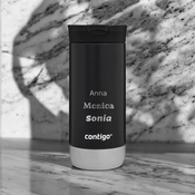 Contigo Huron 2.0 470ml Thermobecher mit Gravur - Schwarz