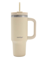 Kubek termiczny ze słomką Contigo Streeterville Tumbler Mini 880 ml - Oatmilk