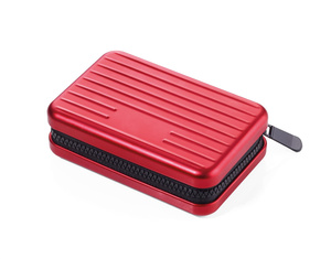 TROIKA credit card case kartenkoffer - red