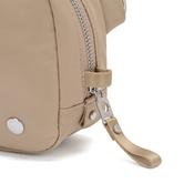 Small 2-in-1 anti-theft women's handbag Pacsafe W - beige